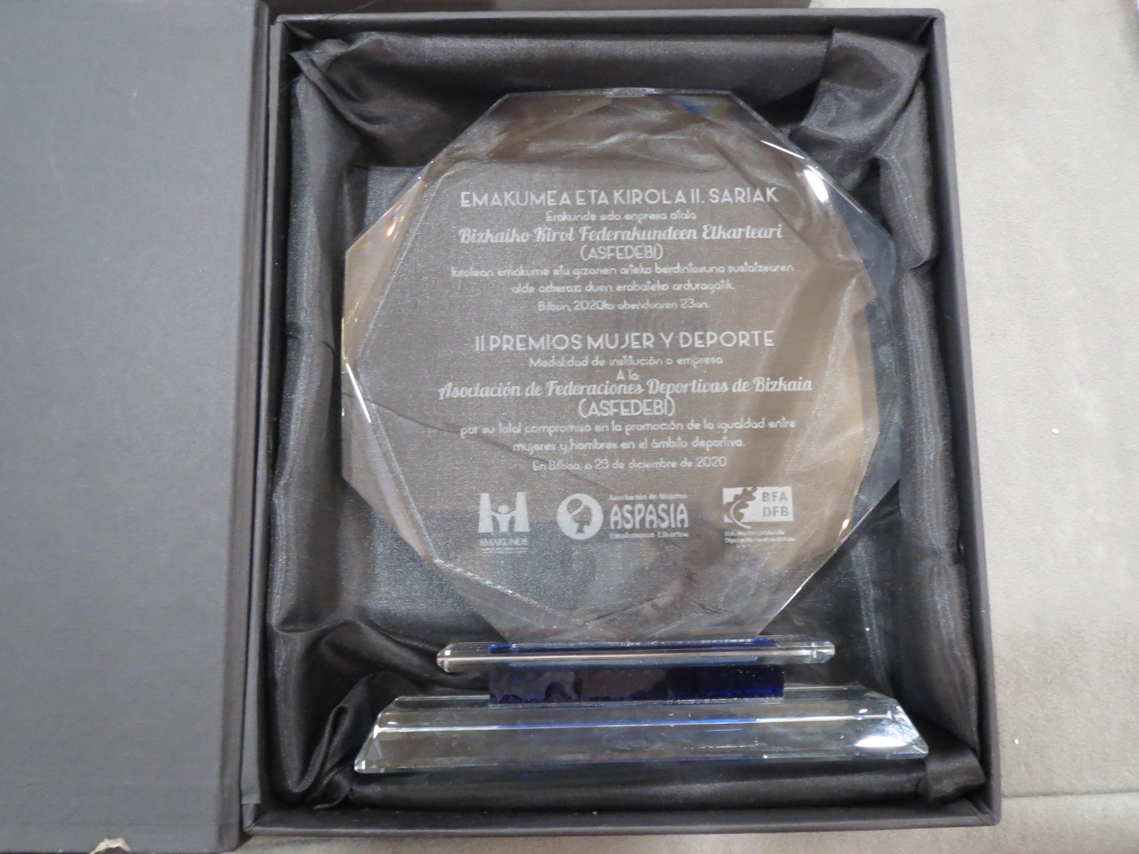 Emakumea eta Kirola Sariak - ASPASIA